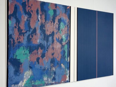 Großes Blau, gleichzeitig 1 | © Galerie Dr. Markus Döbele